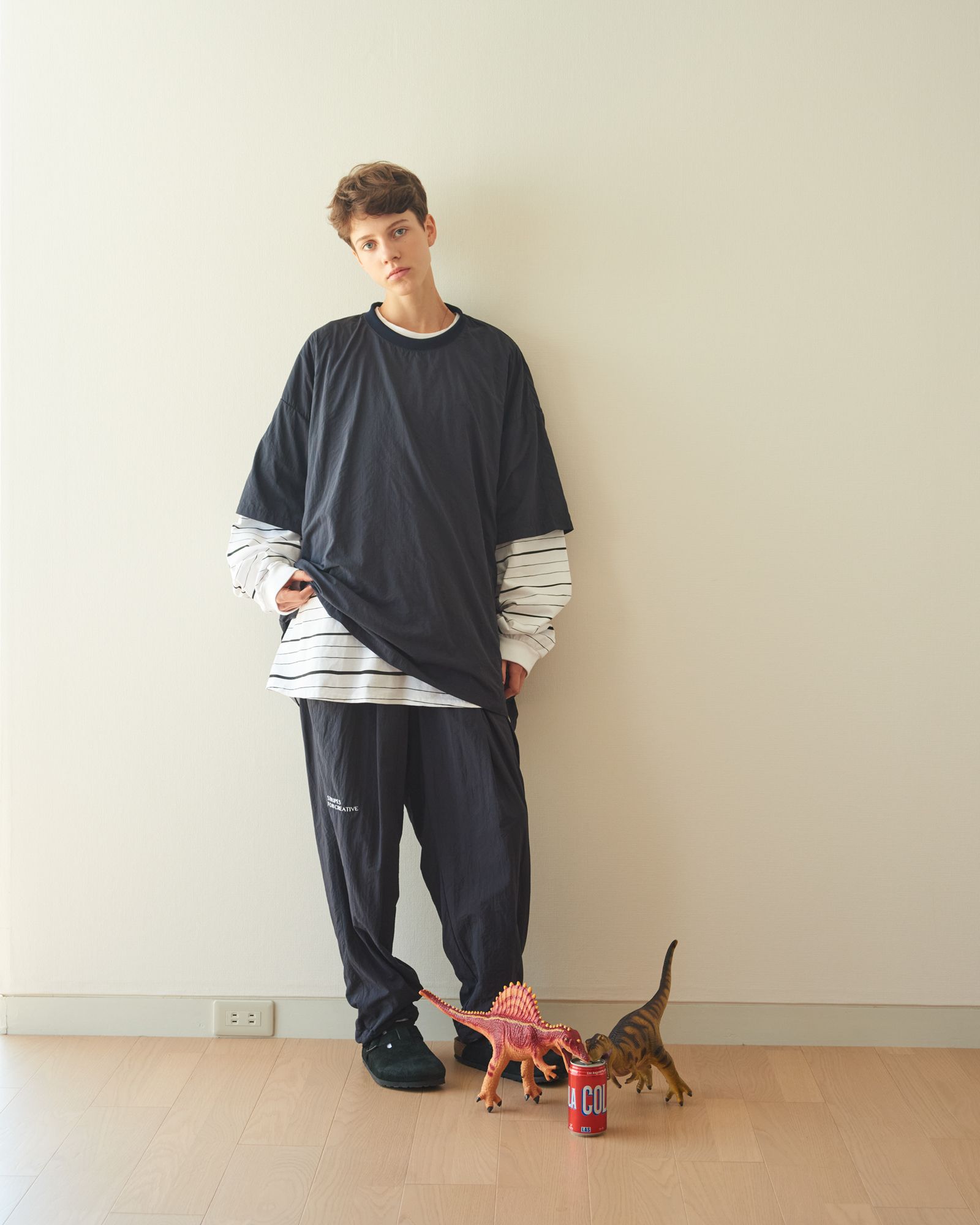 t*p様 STRIPES FOR CREATIVE SS25 oversizeポ t*p様 STRIPES FOR CREATIVE SS25 oversizeポ Stripes For