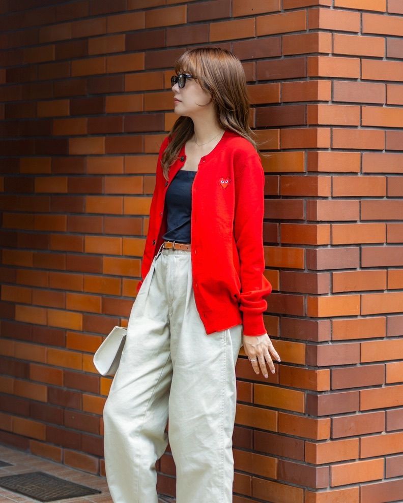 KAOS 売れ筋商品|||カオス カーディガン アウター レディース Cardigans Red Kolor アシンメトリー カーディガン | レッド | FARFETCH JP