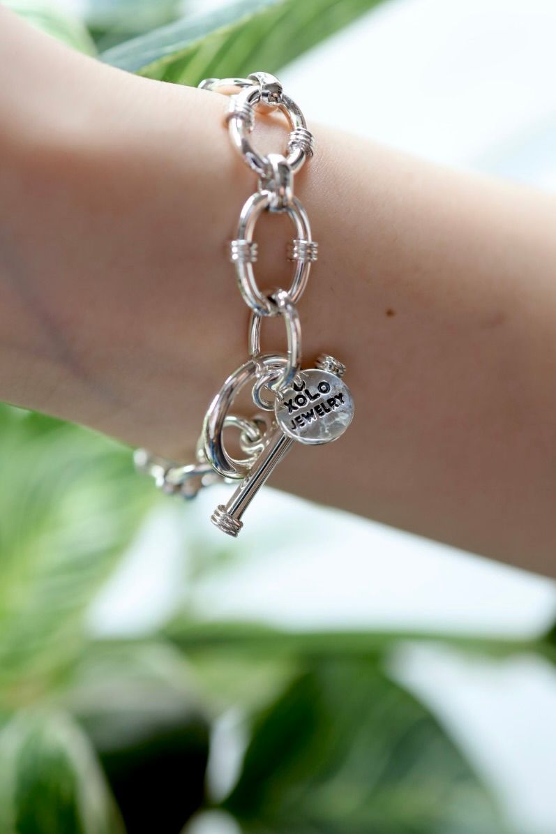 XOLO JEWELRY ショロジュエリー / Tuba Link ブレスレット-12mm-(XOB018)SILVER925☆7月3日(金)再入荷！