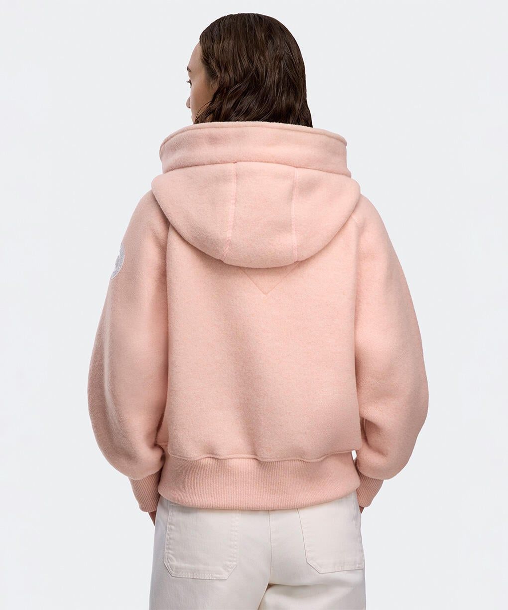 カナダグース レディース Chilliwack Fleece Bomber White Label(7102WW)Vintage Rose☆新作発売！