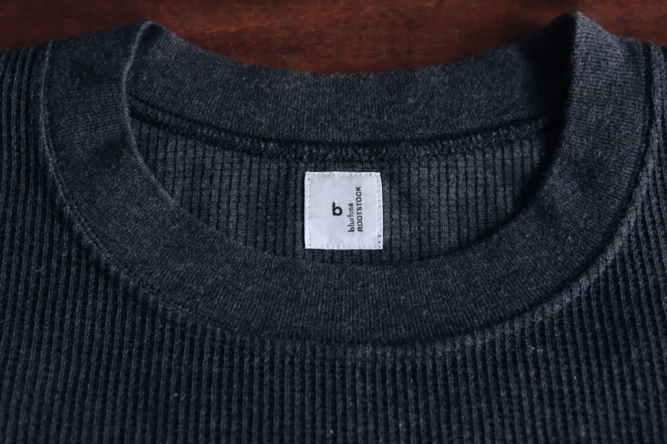 blurhms Women's 25FW Rough&Smooth Thermal P/O(bROOTS24F29F25)HeatherCharcoal☆8月29日(金)新作発売！