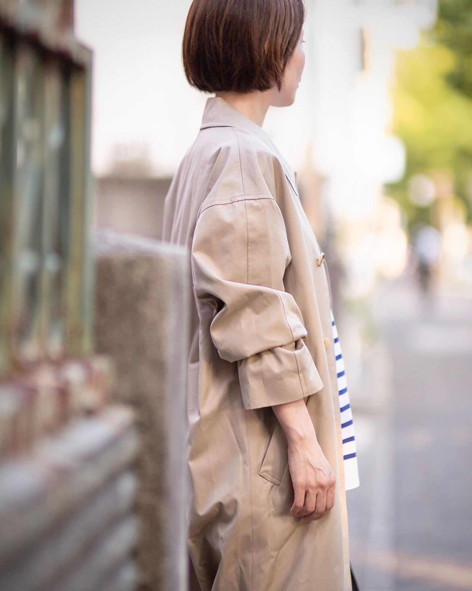 J.B. ATTIRE  Rive gauche coat style 2024.07.25