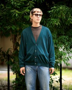 アプレッセ 2026 STYLE2 Wool Cotton High Gauge Cardigan(26AAP-03-02)GREEN☆7月4日(土)新作発売！