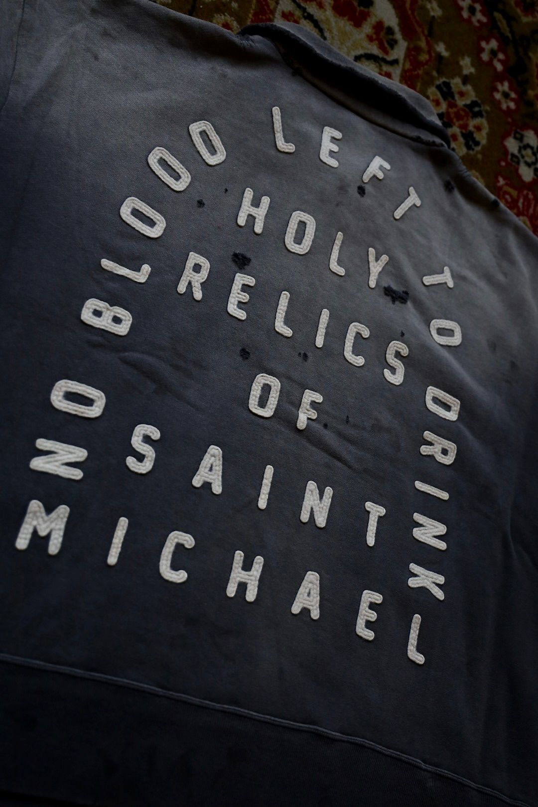 セントマイケル 26SS SAINT HALF ZIP SWEAT(SM-MK8-0000-052)CHARCOAL☆4月11日(土)発売！