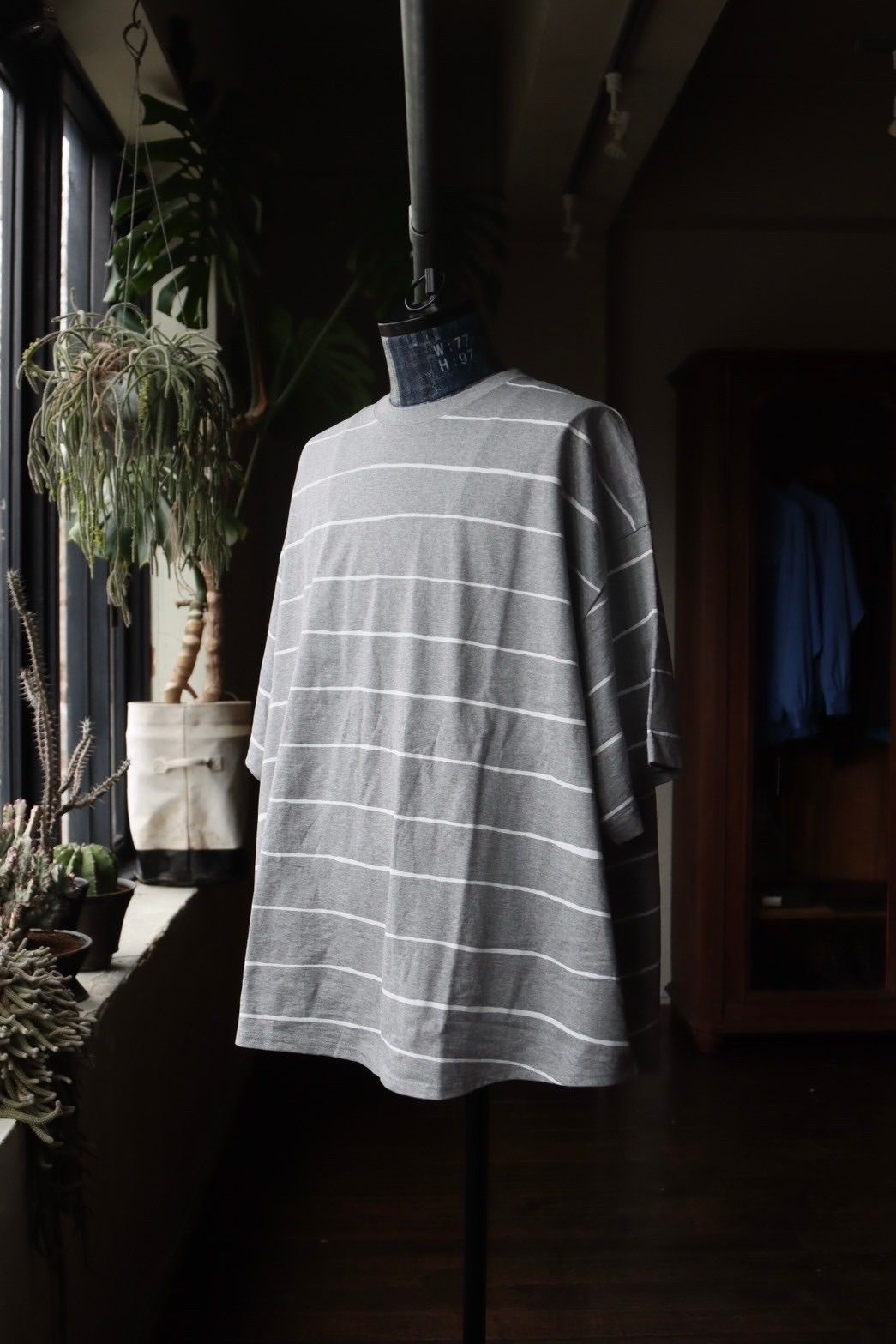 S.F.C 24SS エスエフシー WIDE SIDE STRIPE TEE(SFCSS24CS10)Grey×White☆3月30日(土)発売！
