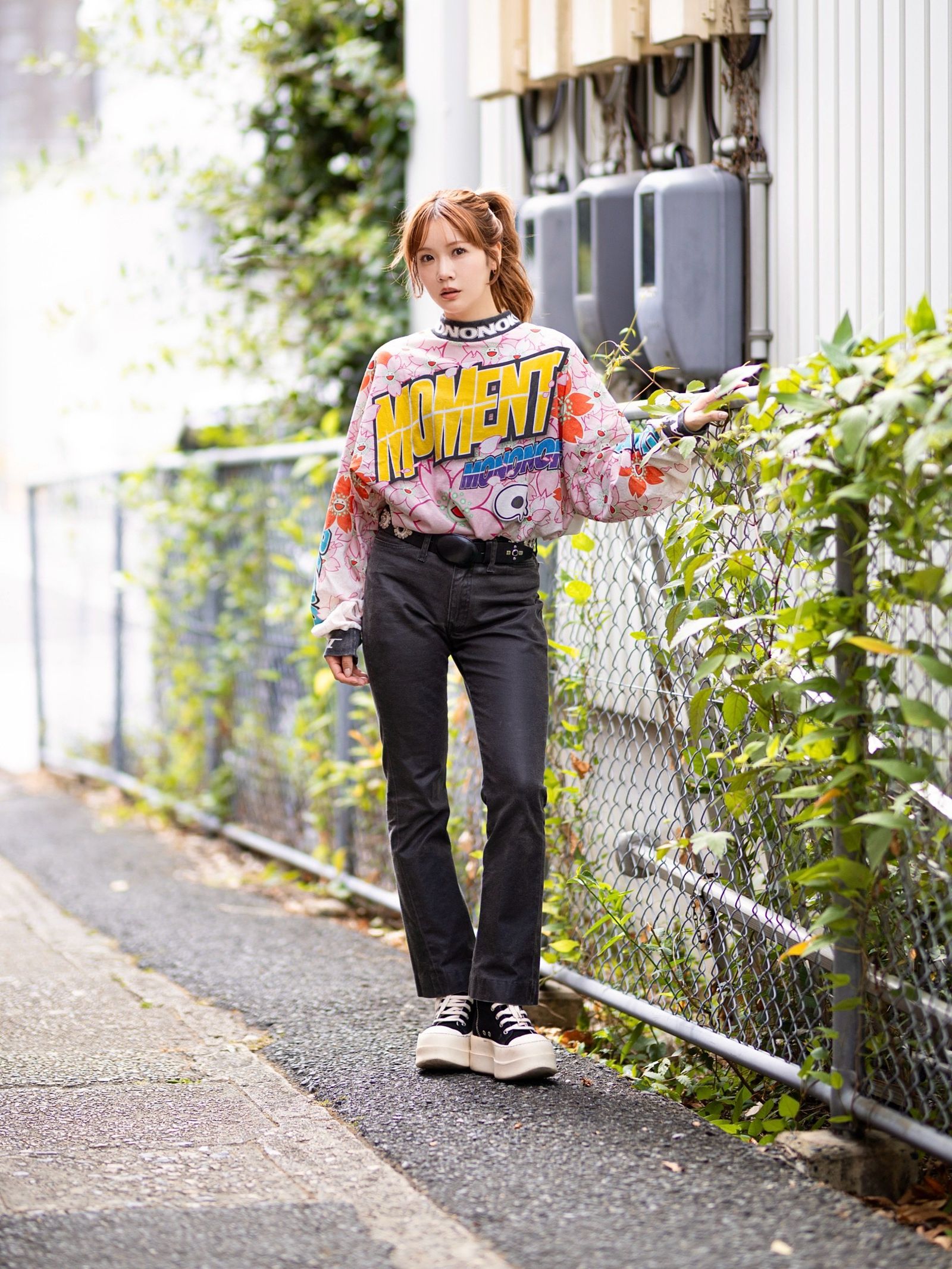 mononoke・made LS T-SHIRT WIDE/SAKURA style.2026.8.30