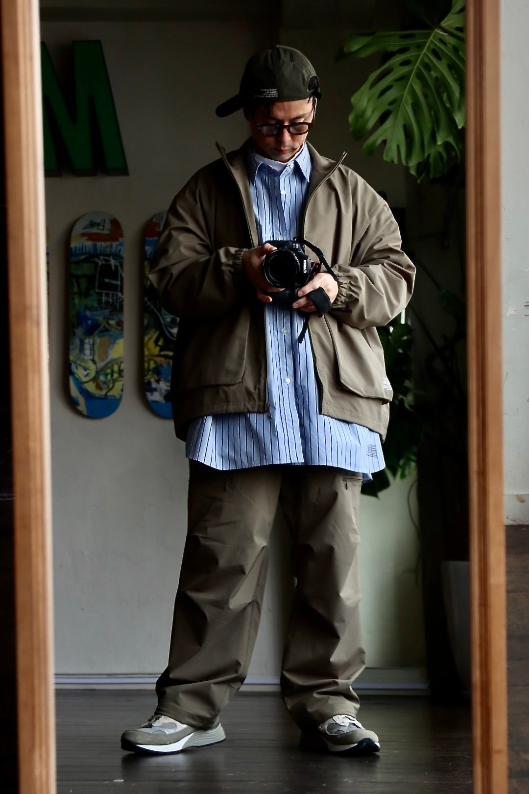 FreshService 23SS SOLOTEX TWILL FUNCTIONAL BLOUSON"KHAKI"スタイル