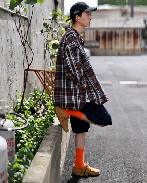 FreshService フレッシュサービス23SS COOLFIBER TWO TUCK EASY SHORTSスタイル