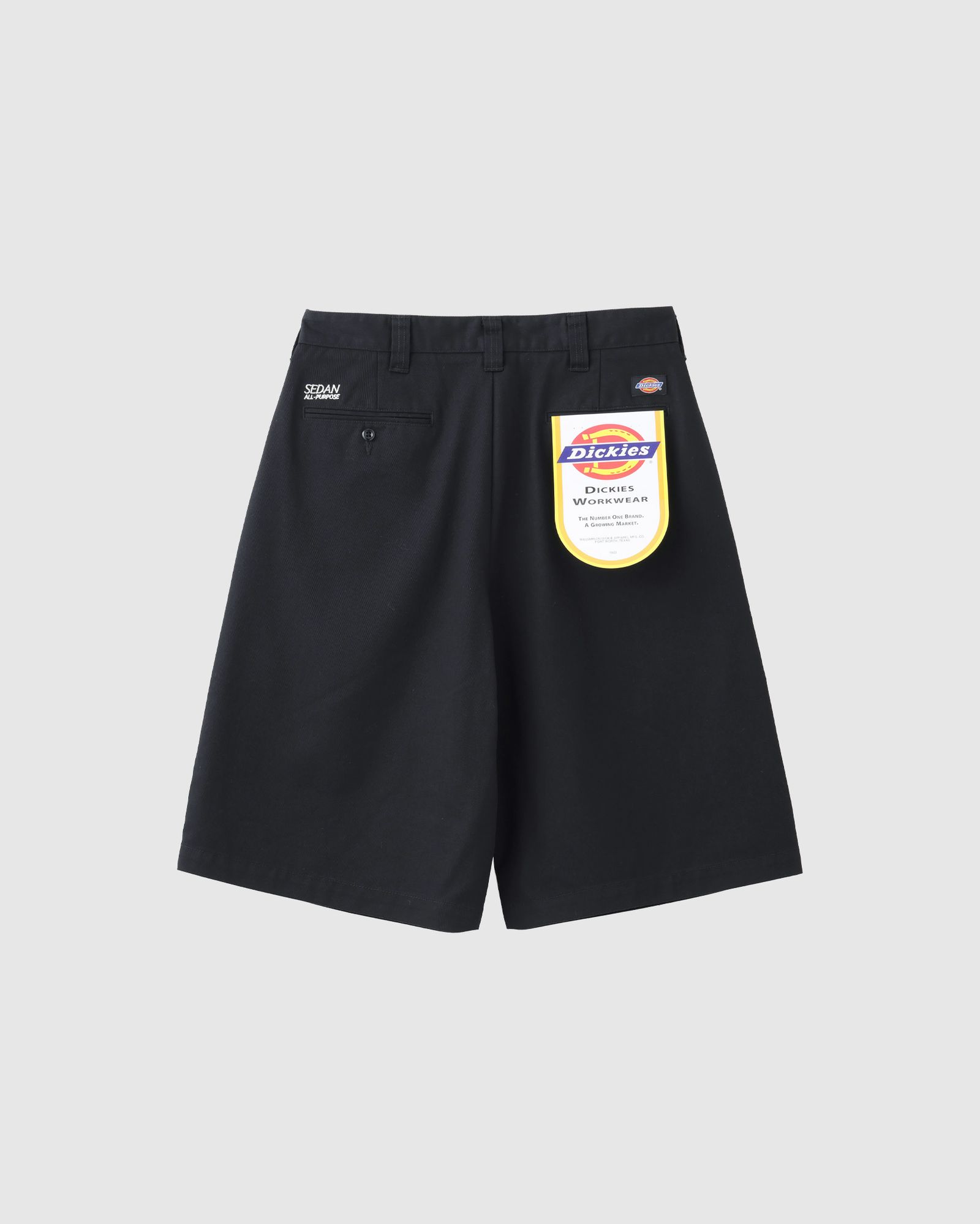 セダンオールパーパス 26SS Dickies / Tuck Wide Shorts(SD26S-PT07)BLACK☆4月18日(土)新作発売！