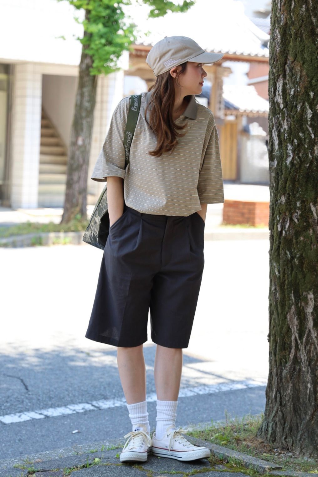FreshService 26SS 新作COMPACT BORDER V-NECK POLO style.2026.5.31