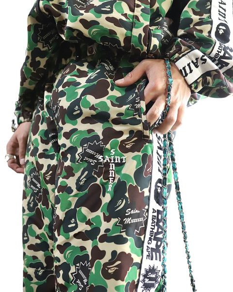 セントマイケル 24SS BAPE JACKET&BAPE PANTS style 2024.4.26