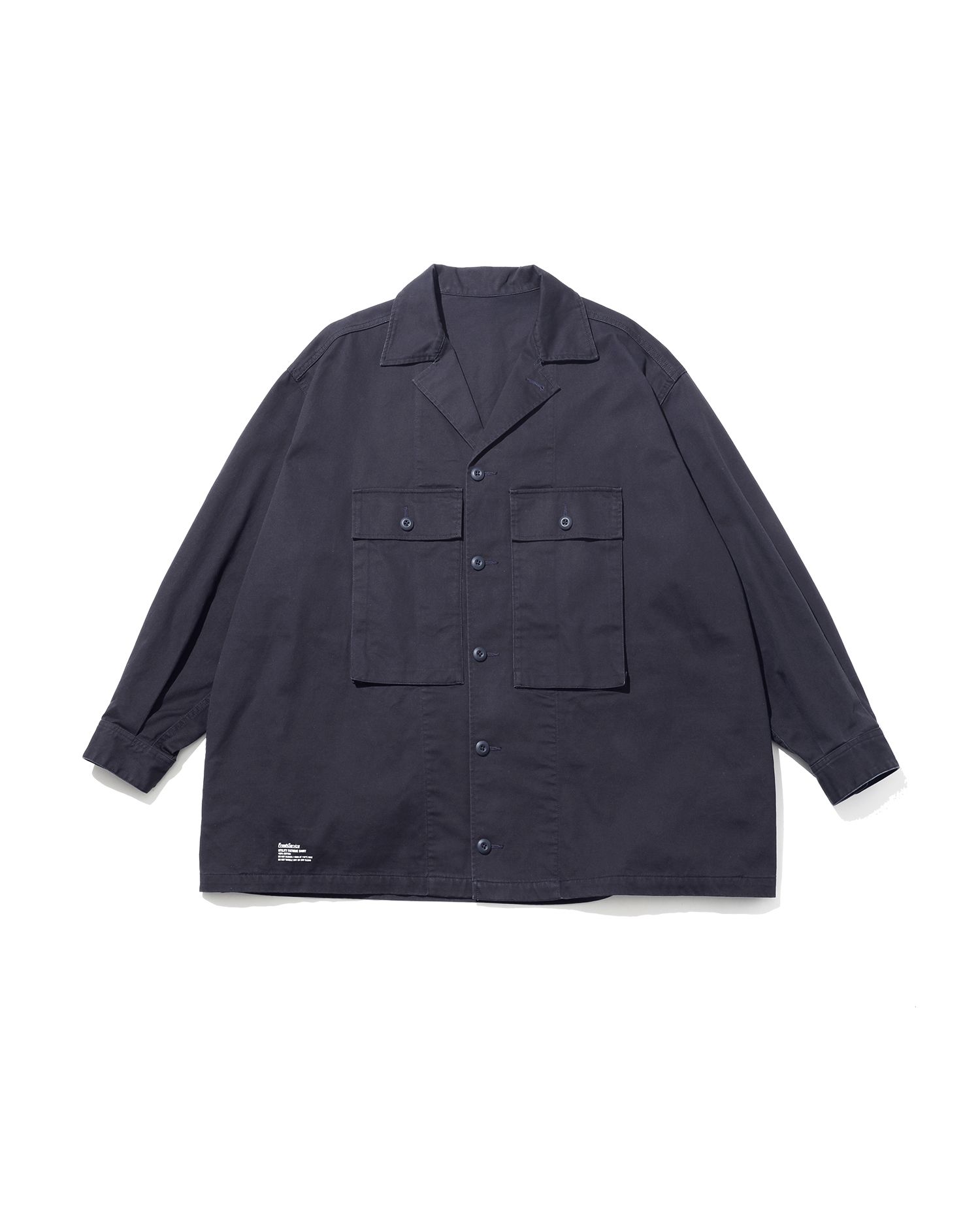 フレッシュサービス UTILITY FATIGUE SHIRT(FSC251-20138)NAVY