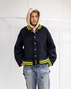 BOW WOW 25FWバウワウ ST. MACLAREN UNIV. VARSITY JACKET AGED(BW252-MUVJ)AGED NAVY×YELLOW★10月11日(土)発売！