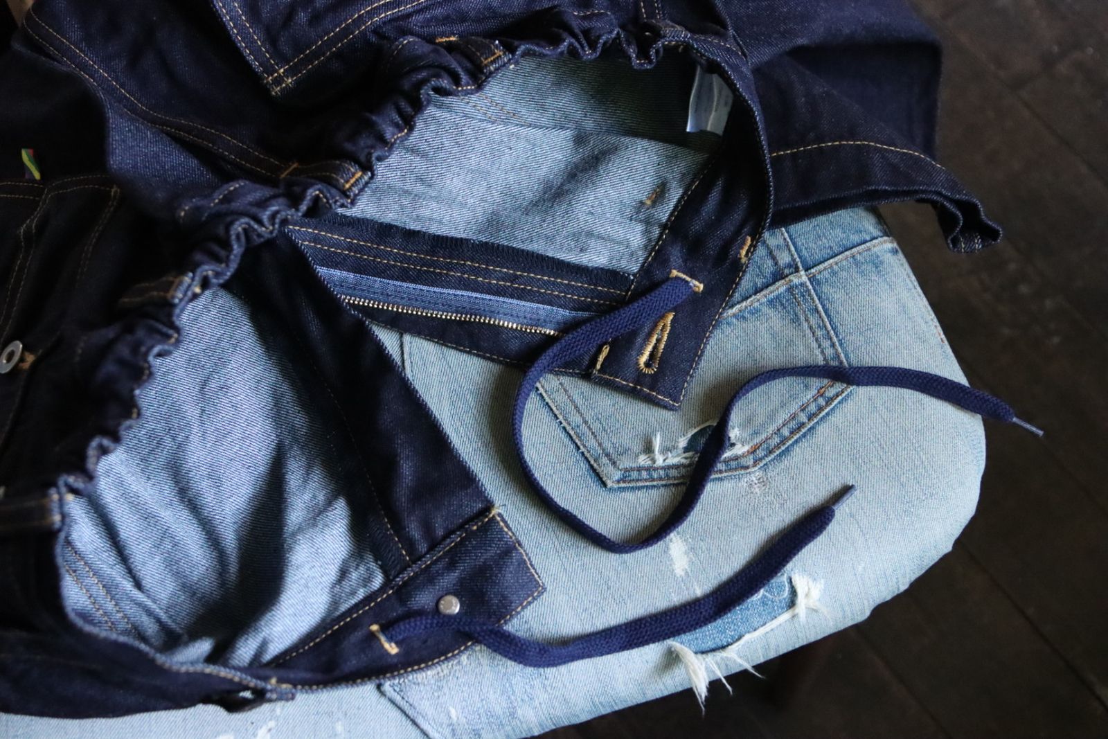 イズネス 23AW 13oz DENIM 1TACK PANTS (1005AWPT08)INDIGO