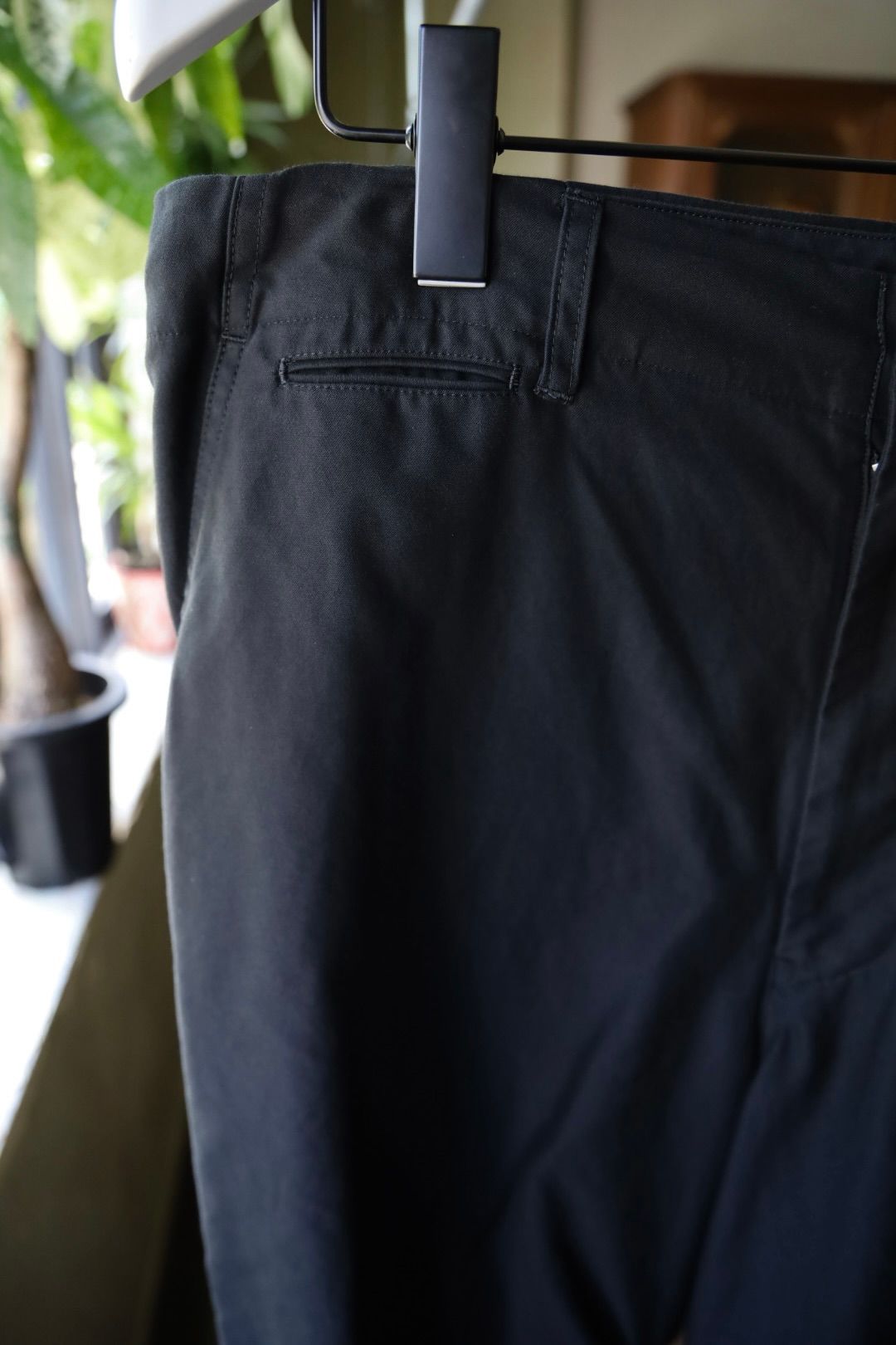 グラフペーパー 25AW Cotton Cupro Back Satin Military Pants(GM253-40345)BLACK☆9月6日(土)発売！