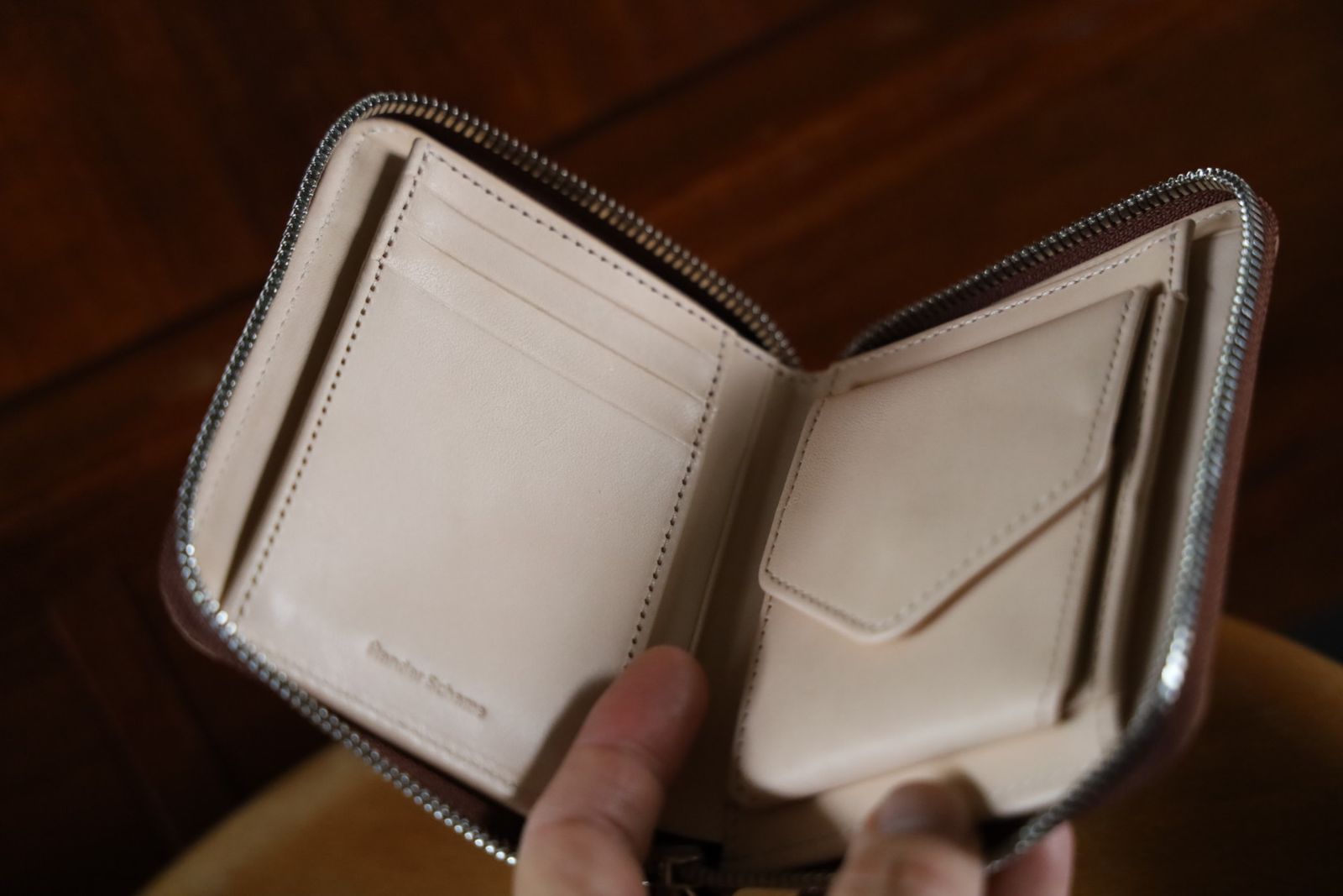 エンダースキーマ 財布 square zip purse(ur-rc-szp)brown