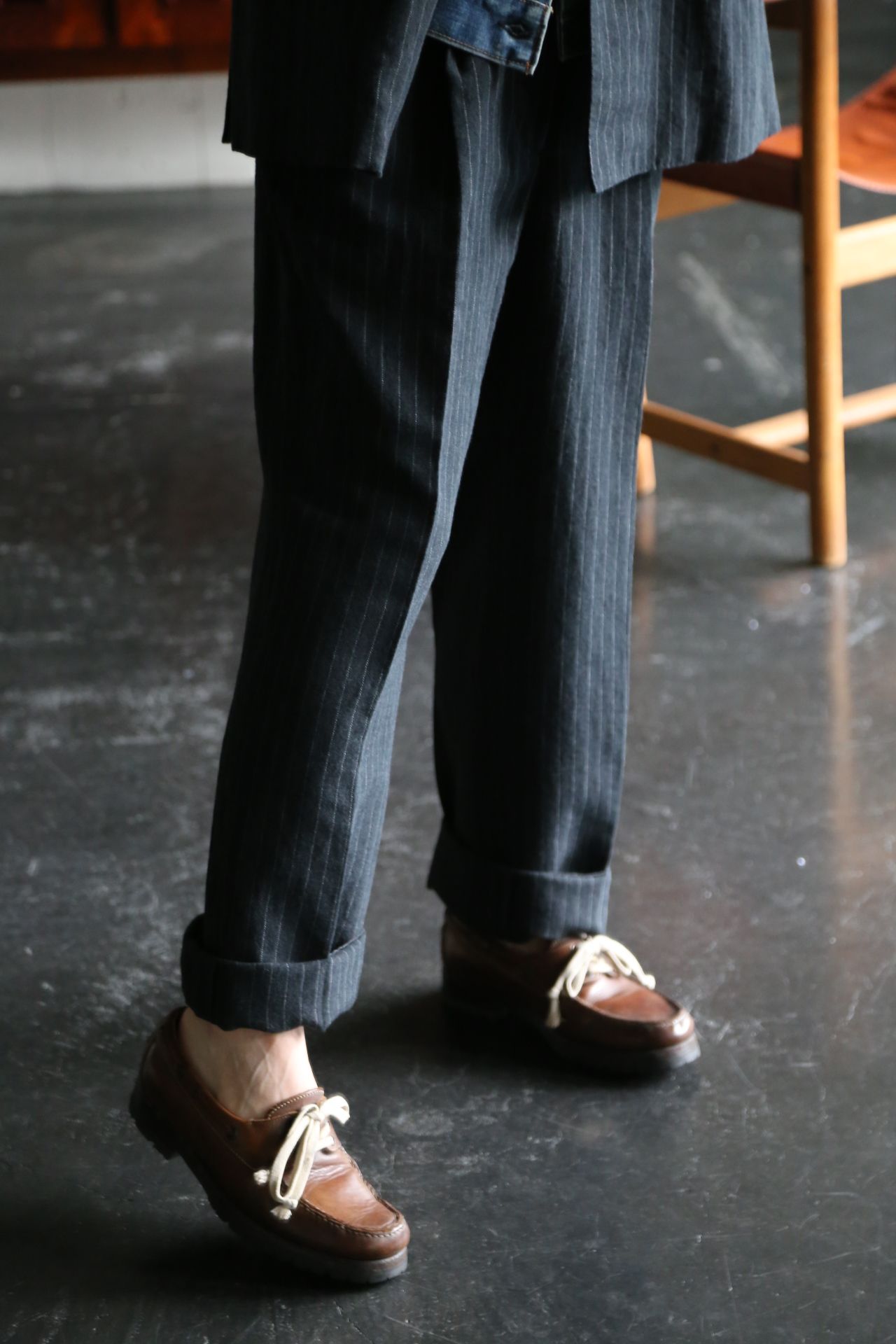 A.PRESSE  Two Tack Trousers(21AAP-04-01M)CHARCOAL style※8月21日発売