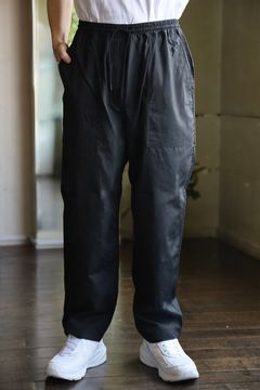 コムデギャルソンオム25SS 綿ブロードイージパンツ(HO-P103-051)BLACK