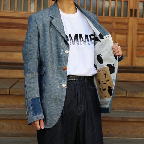 JUNYA WATANABE COMME des GARCONS MAN 綿リネンデニムジャケット(WG-J007-051) style. 2021.04.05.
