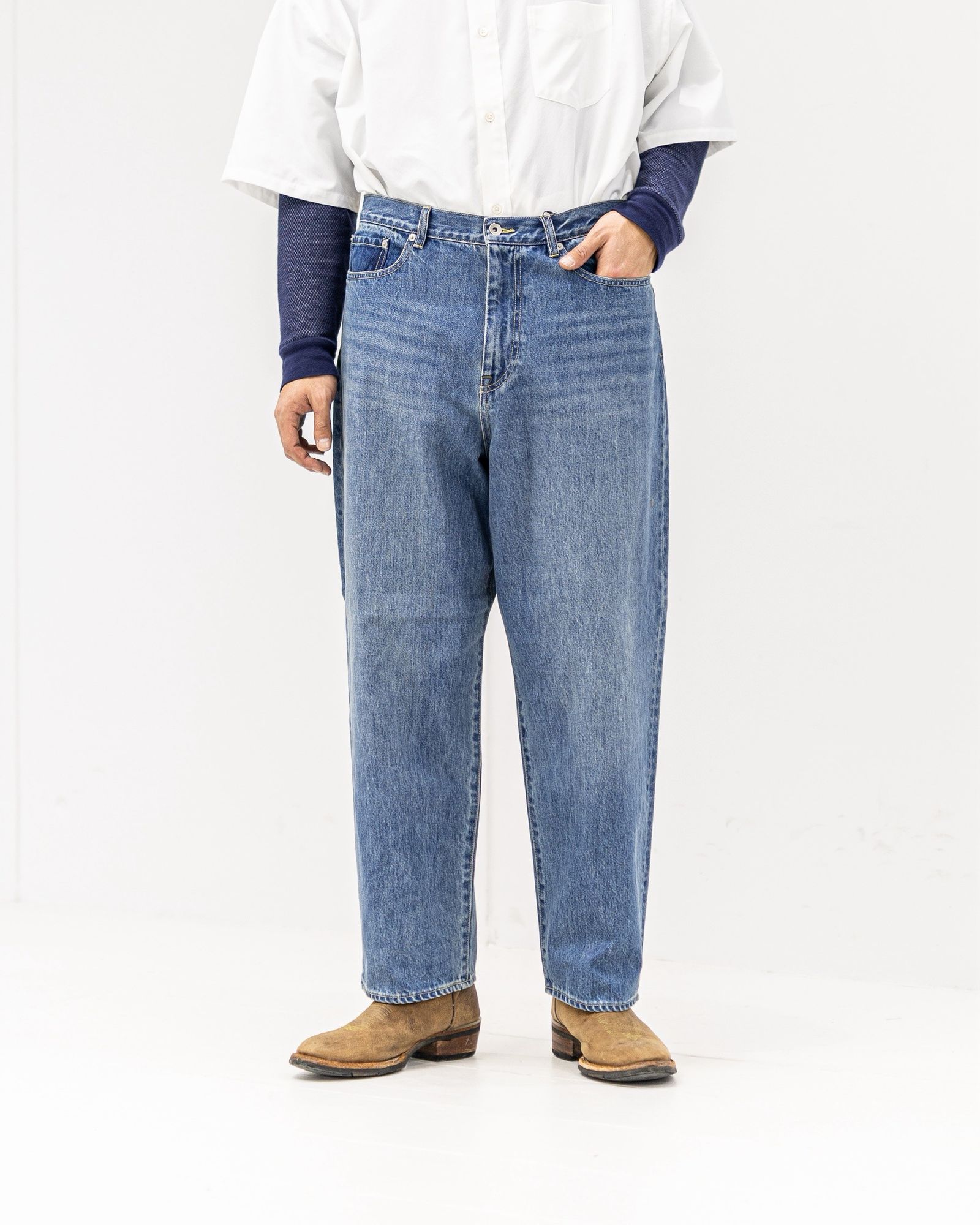 フレッシュサービス CORPORATE DENIM FIVE POCKET PANTS (FSC261-40127FB)LIGHT WASH☆12月20日(土)発売！