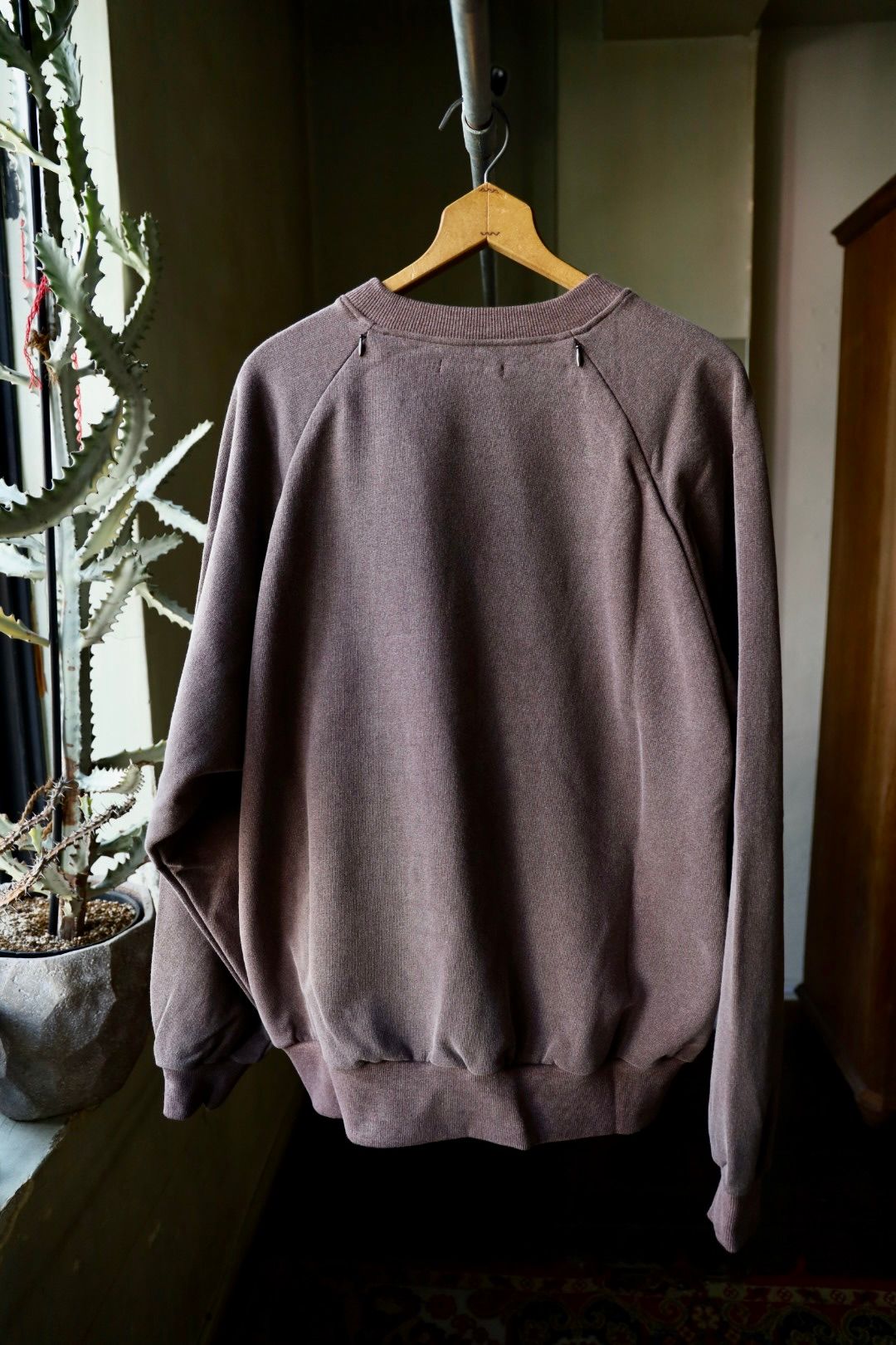 イズネス 26SS Ventilated Sweatshirt (26SS_13_1008SSSW01)BROWN☆新作発売！