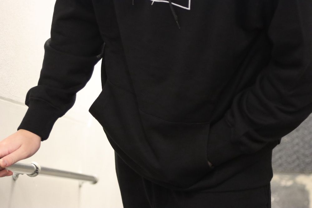 Yohji Yamamoto×New Era BOX LOGO PRINT SWEAT PULLOVER HOODIE style.2021.11.14.