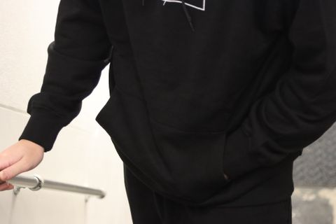Yohji Yamamoto×New Era BOX LOGO PRINT SWEAT PULLOVER HOODIE style.2021.11.14.