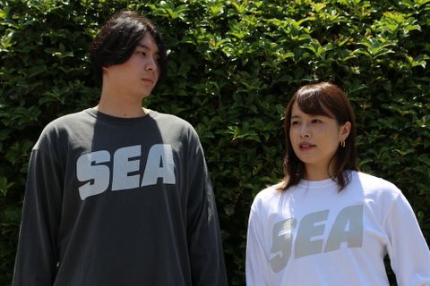 WIND AND SEA SEA (sea-alive) L/S T-SHIRT style. 2021.05.30.