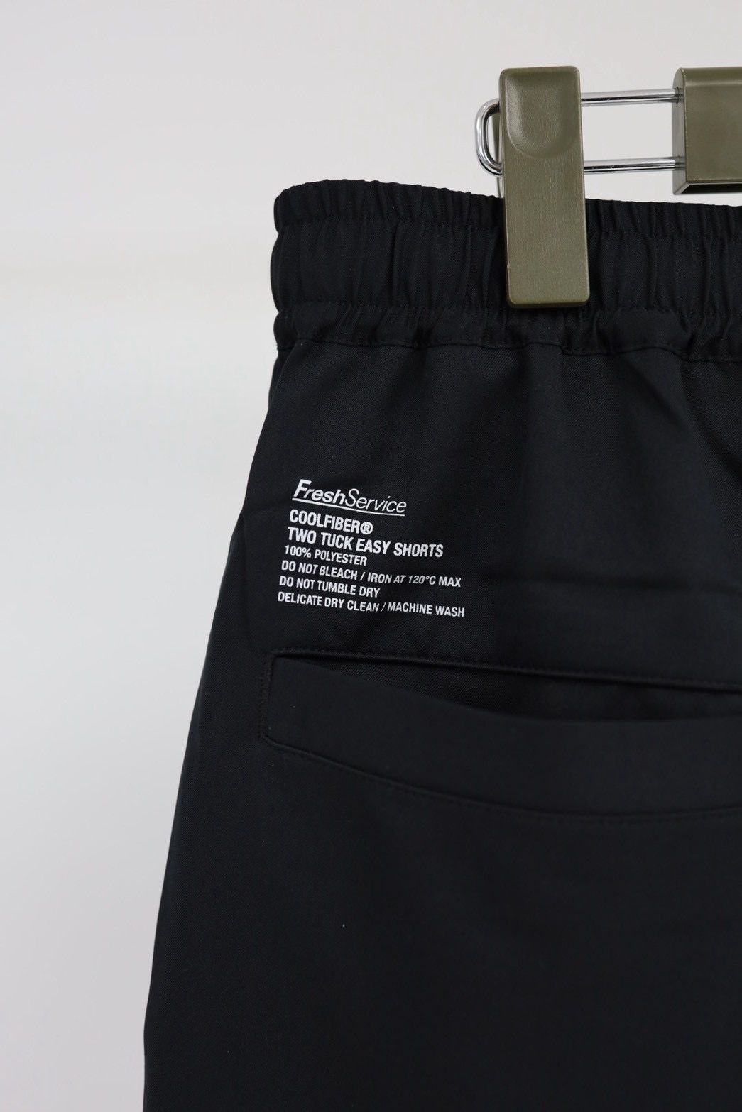 フレッシュサービスCOOLFIBER TWO TUCK EASY SHORTS (FSC261-40258)BLACK☆4月11日(土)発売！