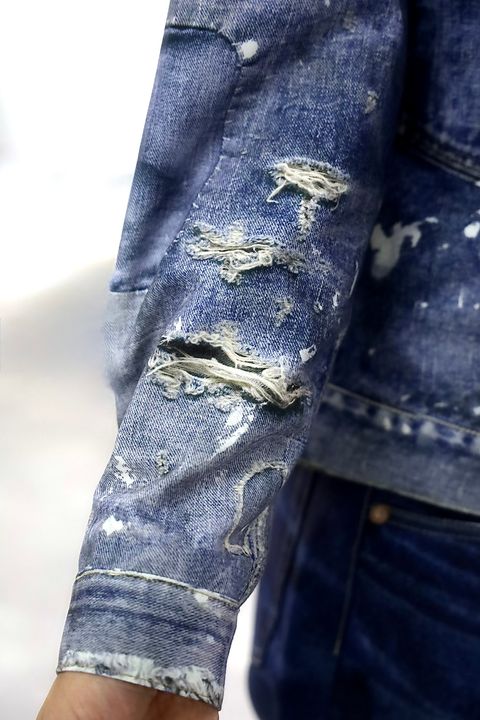 eYe JUNYA WATANABE MAN×New Manual 転写デニムプリントジャケットスタイル