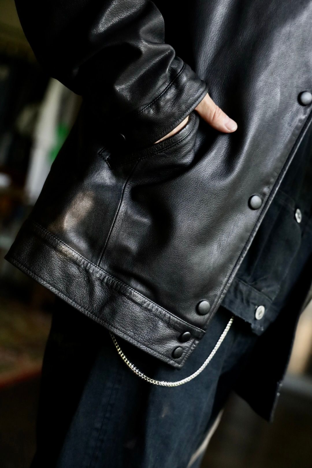yohji yamamoto - BACKLASH×Yohji Yamamotoゴートスタジャン(HO