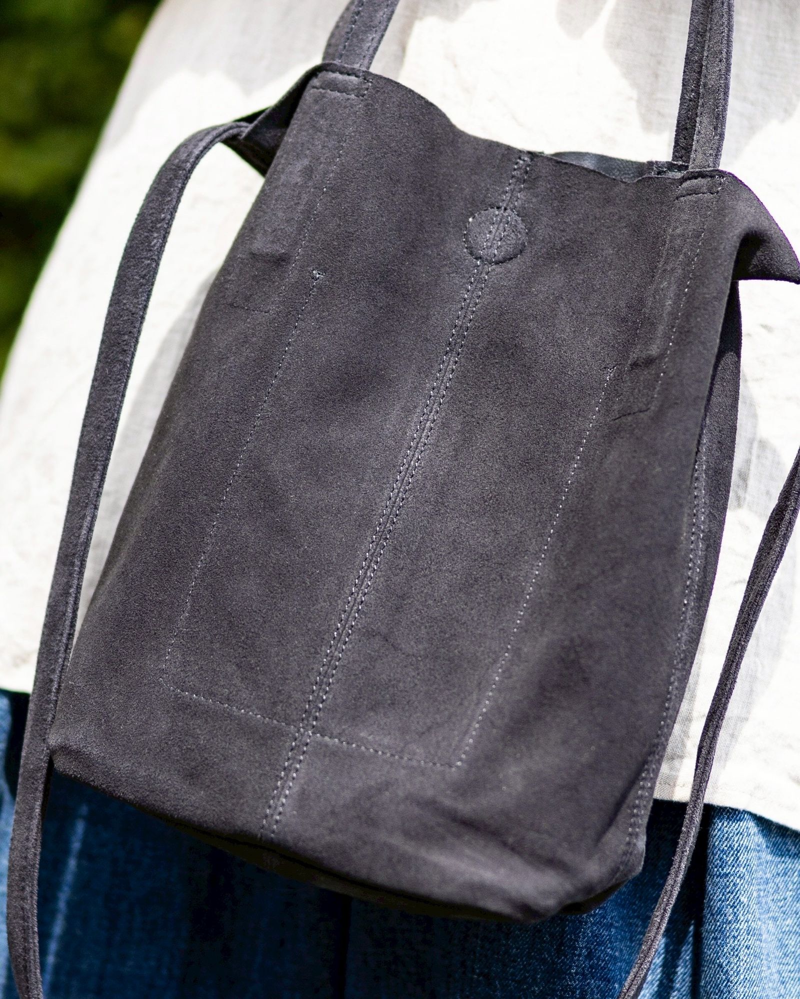 Morphee / モルフェトートバッグ 2WAY SMALL TOTE(SHORT)SUEDE[CHARCOAL]☆新作発売！