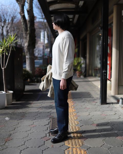 A.PRESSE Cotton Knit L/S T-Shirt style.2023.2.10
