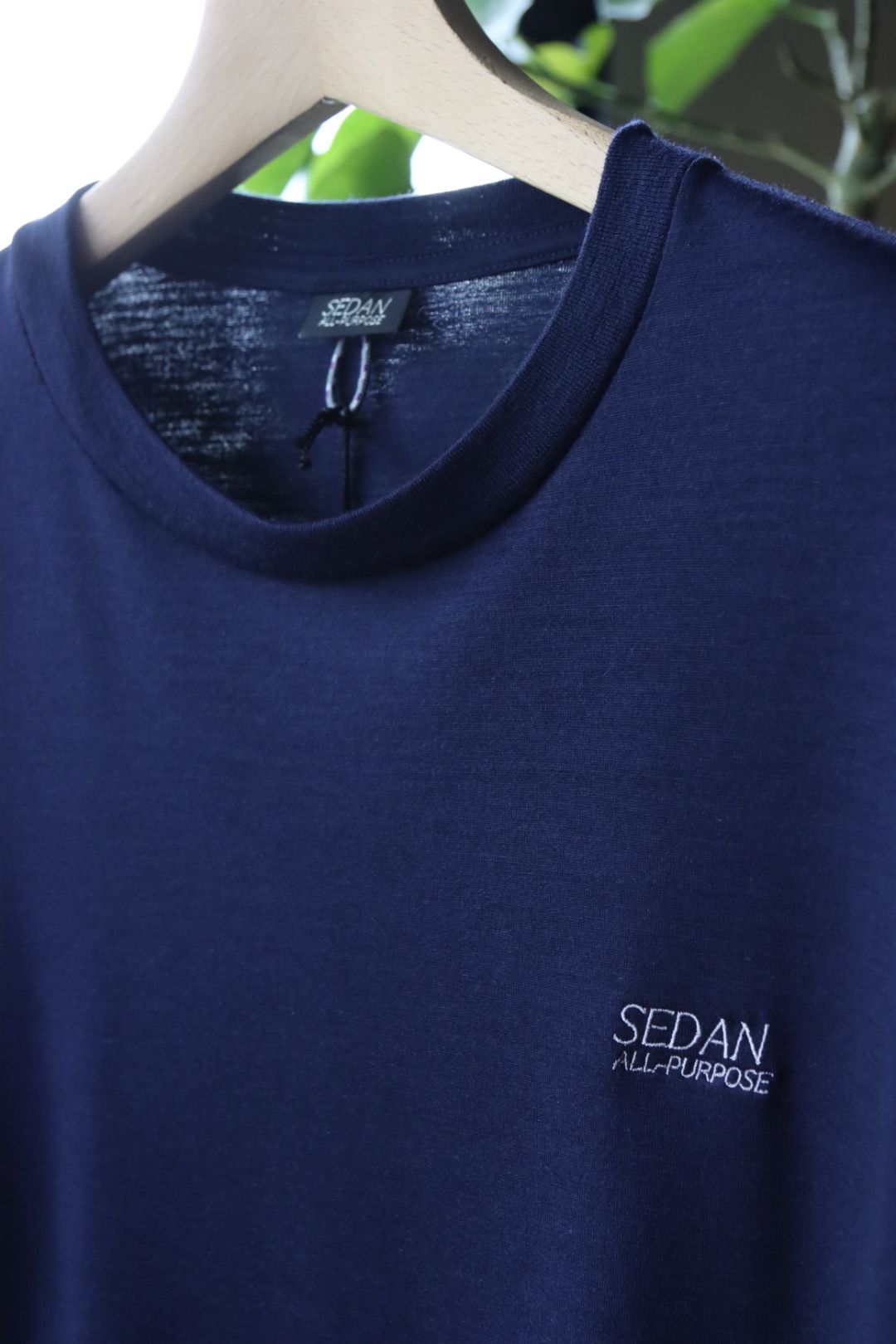 セダンオールパーパス23FW OG LOGO WOOL JERSEY L/S TEE(SD23F-CT02)NAVY