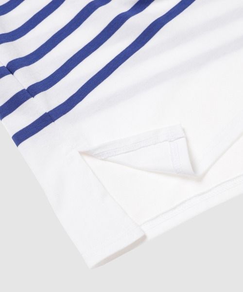 ジュンヤワタナベマン SAINT JAMES Tシャツカスタマイズ  (WO-T101-051)WHITE/BLUE×MIX