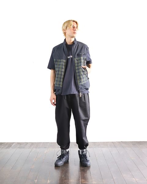 コムデギャルソンオム 24SS チェックジップアップベスト style 2024.4.5