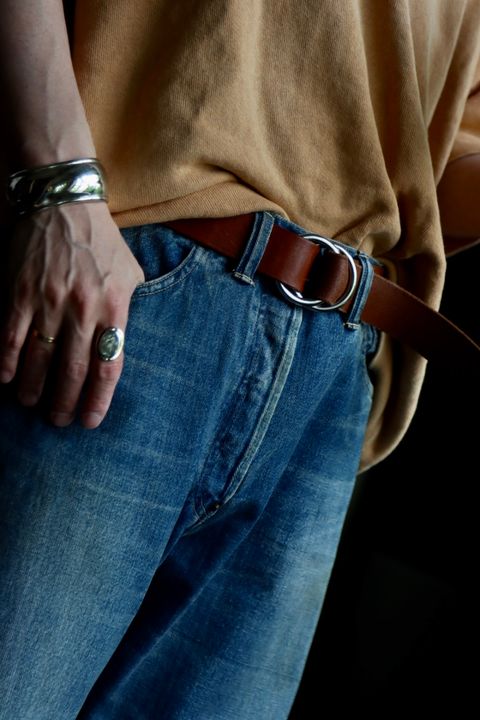 A.PRESSE No.2 Washed Denim Pantsスタイル34