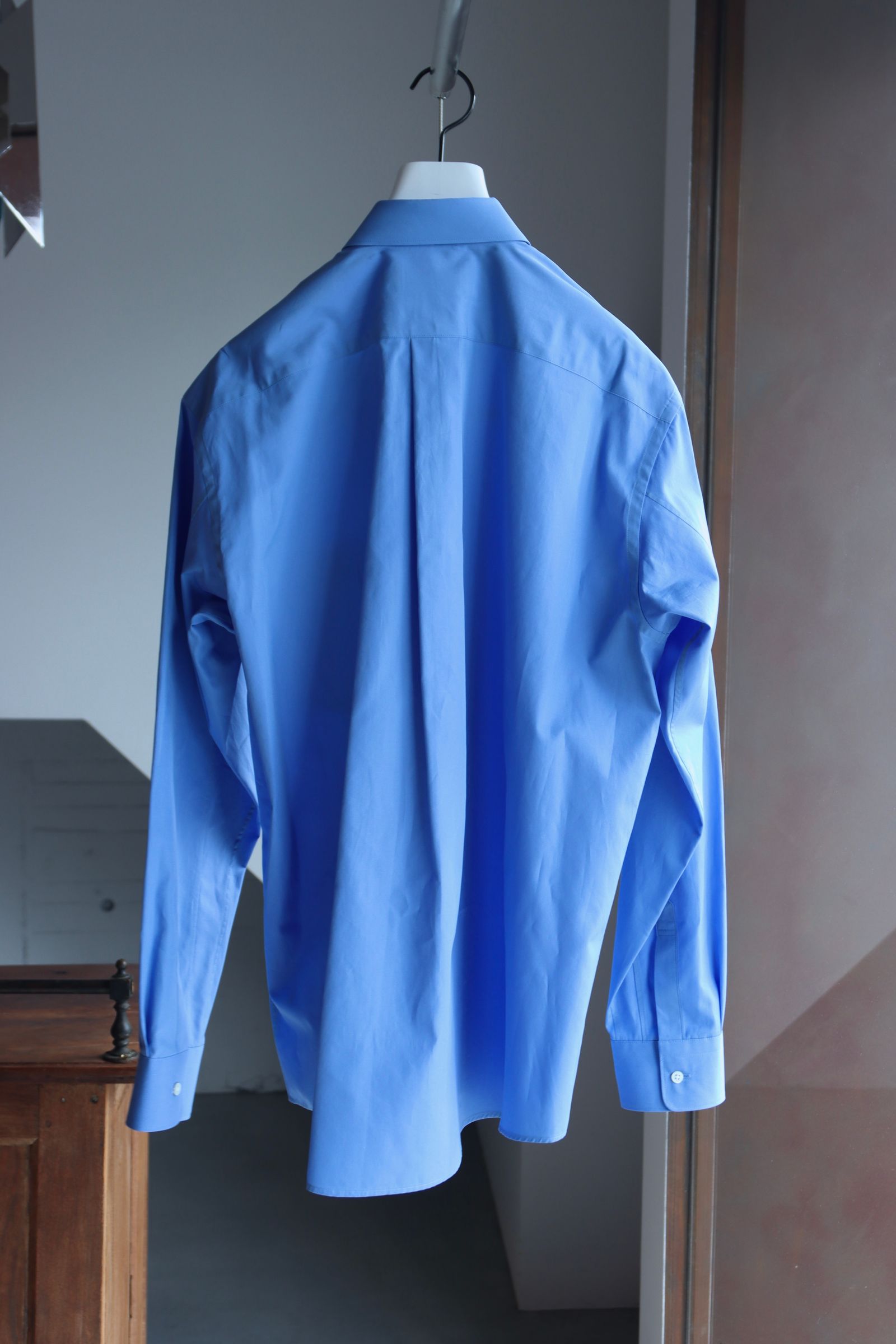 グラフペーパーシャツ 25SS ALUMO for GP Regular Collar Shirt(GM251-50094B)BLUE