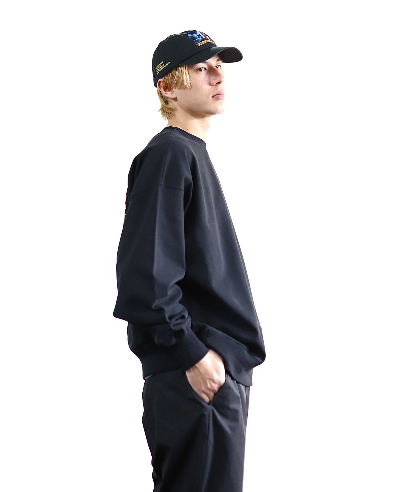 FreshService 24SS CORPORATE PRINTED CREW NECK SWEAT"All Day All Night" style 2024.3.8