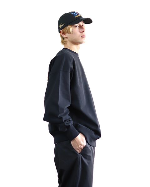 FreshService 24SS CORPORATE PRINTED CREW NECK SWEAT"All Day All Night" style 2024.3.8