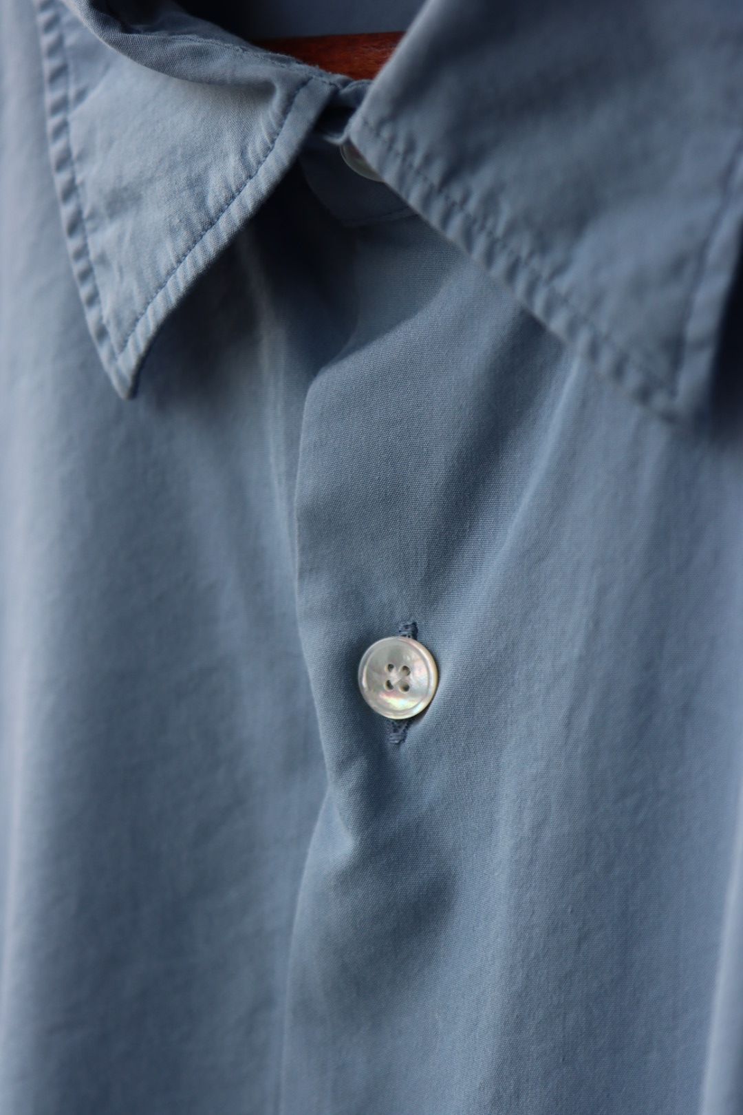 アプレッセ23SSシャツ Regular Collar Shirt(23SAP-02-09H)INDIGO