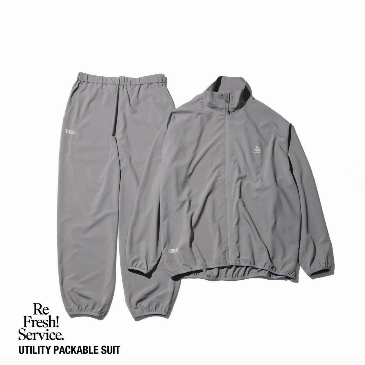 ReFresh!Service. 24SS “UTILITY PACKABLE  SUIT”(FSR241-60155)GRAY☆3月30日(土)発売！！ - M