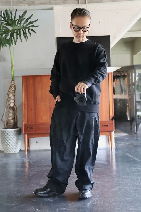 COMME des GARCONS HOMME 綿裏毛製品洗いスウェットスタイル.2025.9.5.