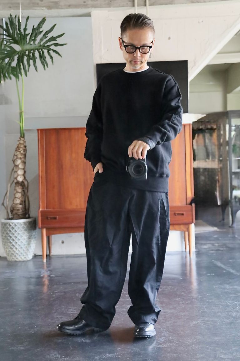 COMME des GARCONS HOMME 綿裏毛製品洗いスウェットスタイル.2025.9.5.