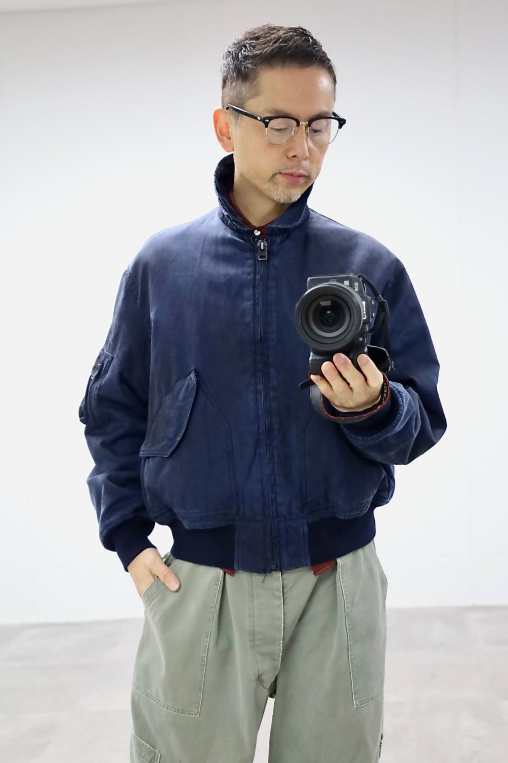 アプレッセ 2026 STYLE1 Vintage Silk CWU-45 Flight Jacket(26SAP-01-21) NAVY☆1月10日(土)発売！