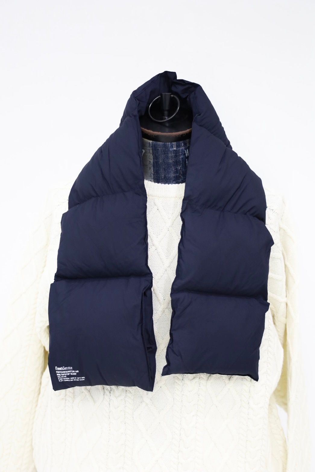 フレッシュサービス PERTEX® QUANTUM AIR MINI RIPSTOP SCARF(FSP253-90198)NAVY★10月18日(土)発売！