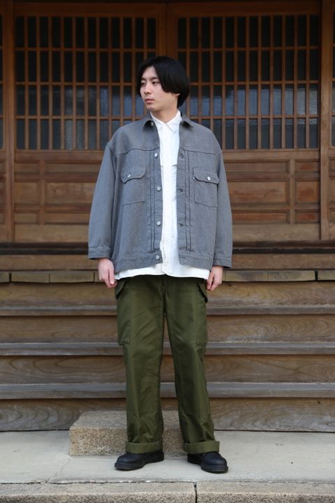 Graphpaper Colorfast Denim Blouson(GM204-30234B) style.2021.1.30.