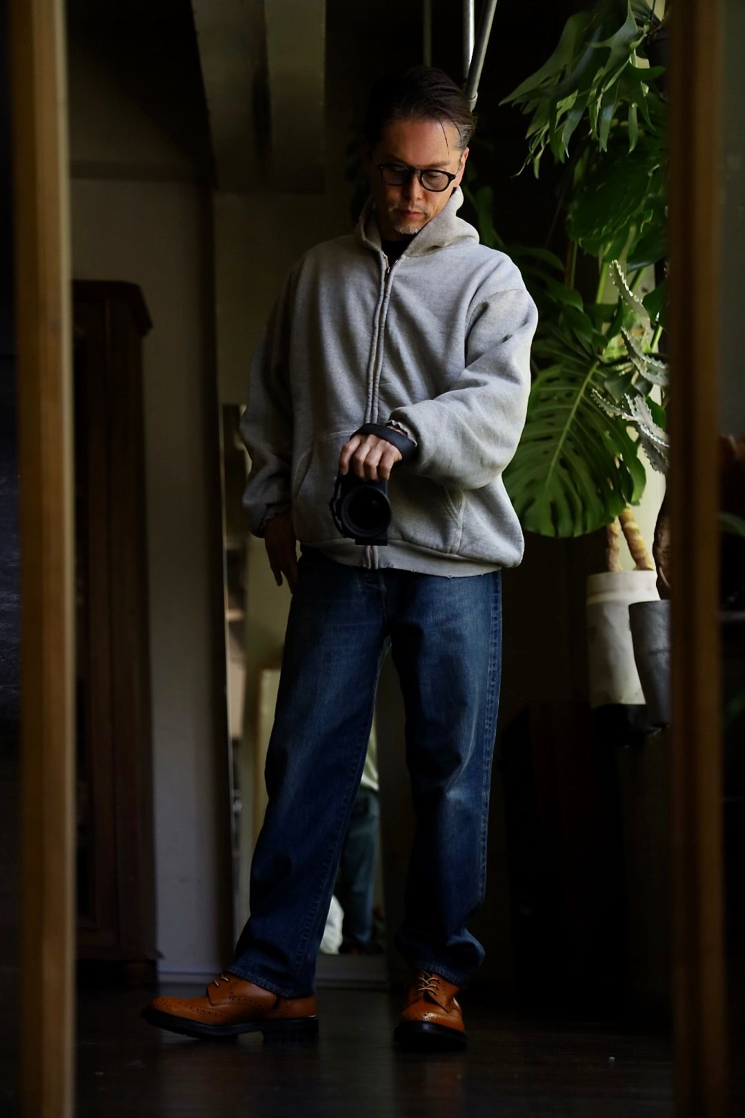 A.PRESSE - アプレッセ Vintage Zip Sweat Hoodie(24AAP-05-09K