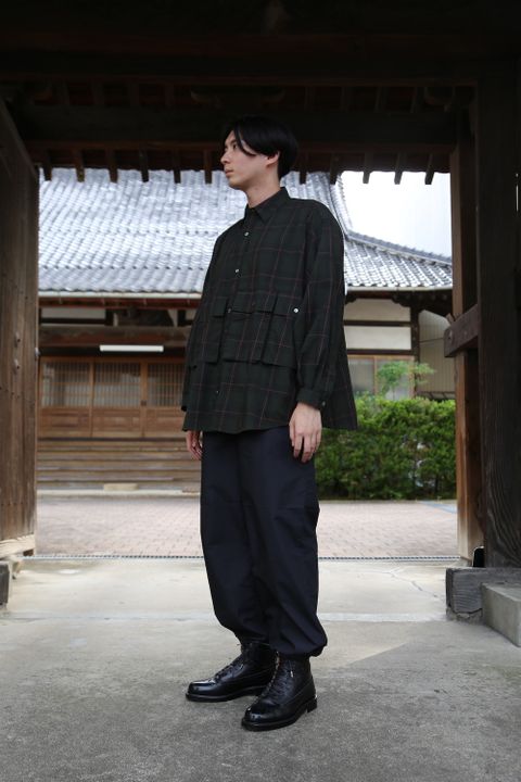 FreshService CHECK FLAP POCKET L/S SHIRT(FSW-21-SH_68) style.2021.7.24.