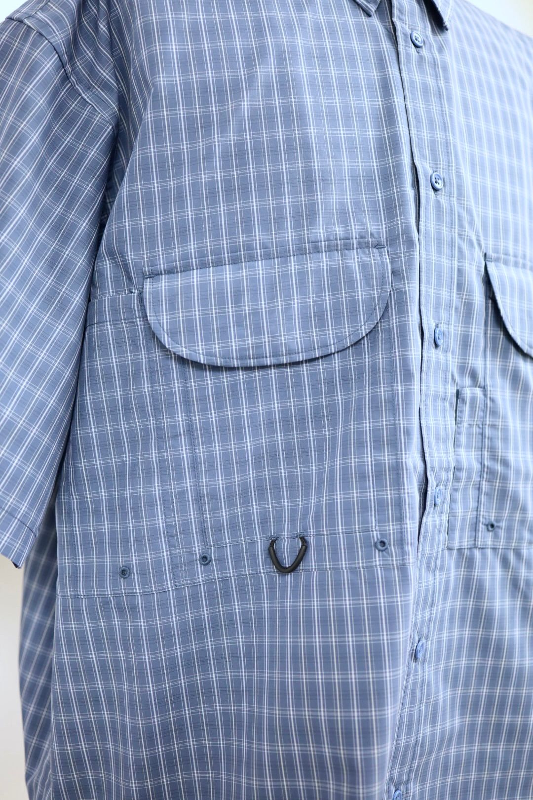 DAIWA PIER39(ダイワピア39) TECH FISHING SHIRT S/S SUMMER PLAID(BE-70026)SMOKE BLUE☆2月21日(土)発売！
